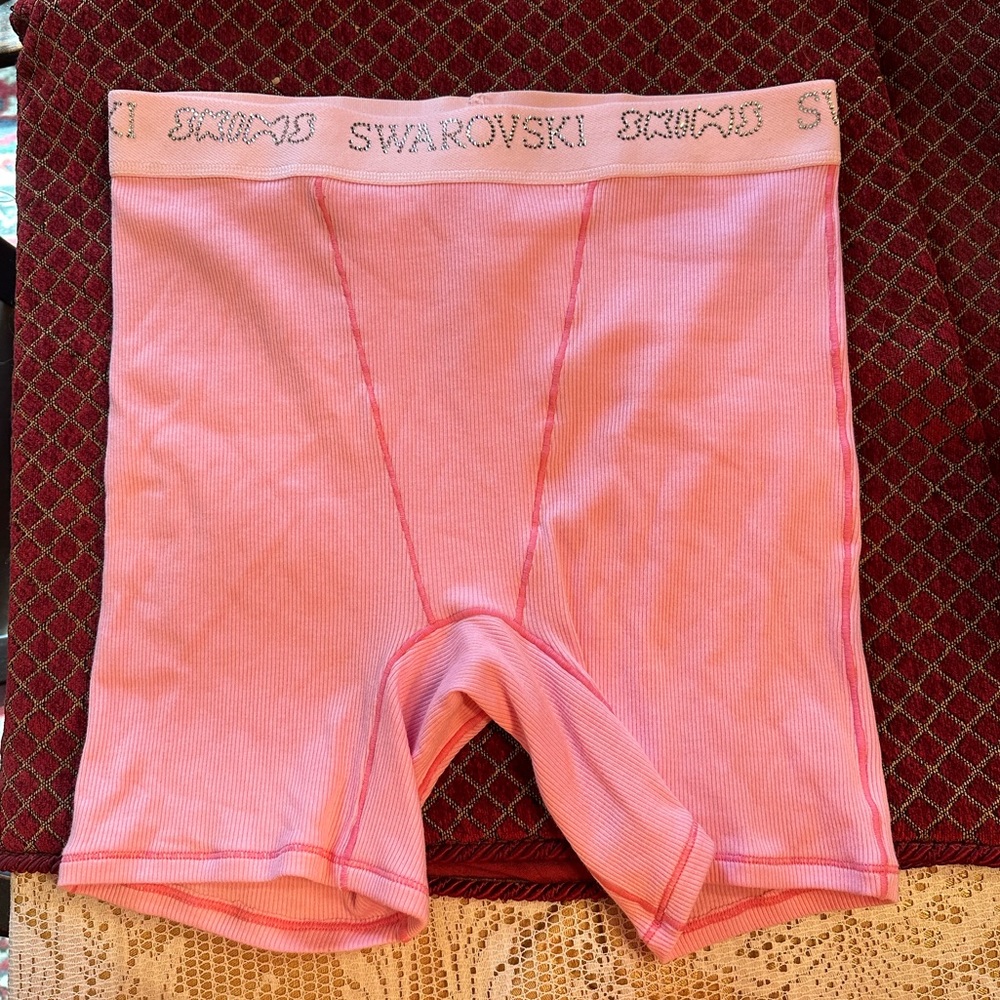 ‼️sold‼️NWT Skims x Swarovski Cotton Rib Boxers